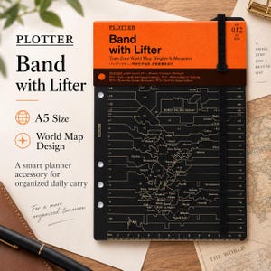 PLOTTER 0012 A5 Bandlyftare, Resårkalendertillbehör, Minimalistisk Organisatör