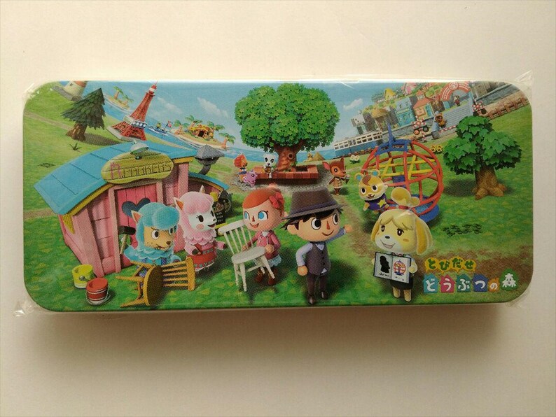 Animal Crossing,Pencil Case,Japanese stationery,Rare,Limited,Not for sale,Game,Rare,New