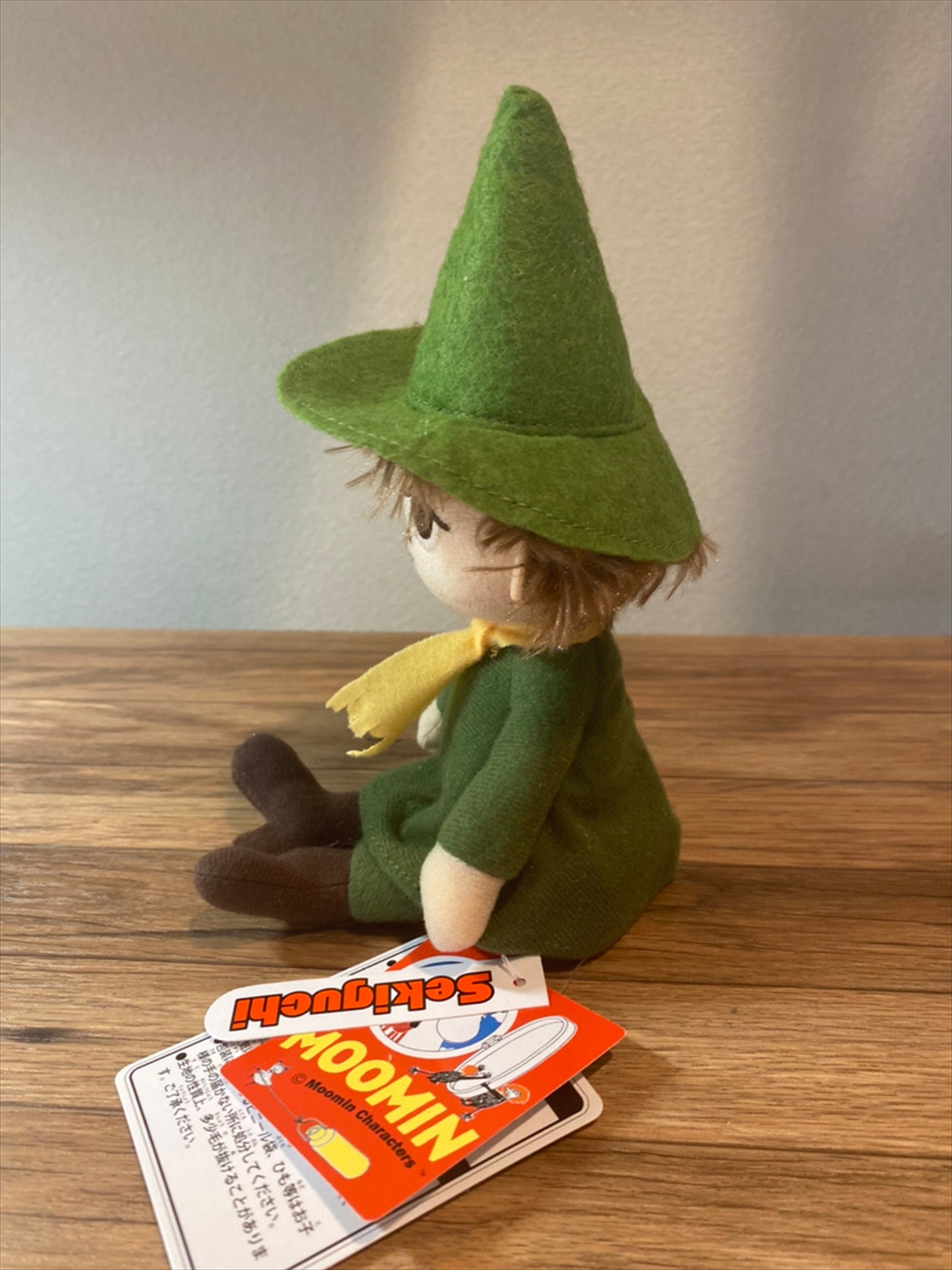 Sekiguchi Plush Doll Moomin Tasogare Snufkin 16cm Japan NEW F/S Sekiguchi Plush Doll Moomin Tasogare Snufkin 16cm Japan NEW F/S