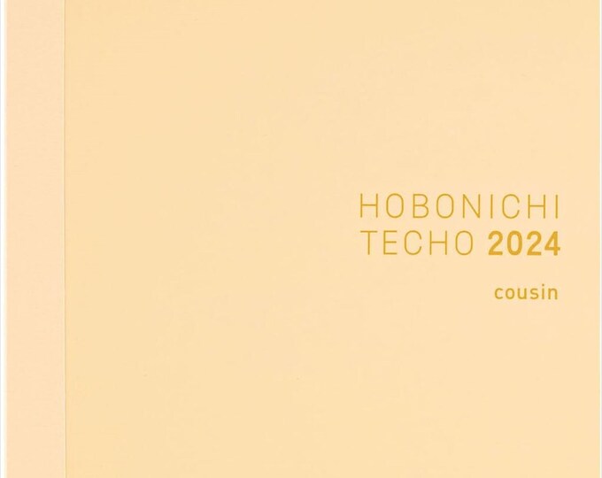 Hobonichi Techo 2025 Notebook Cousin A5 Size English Version A5/1 Page