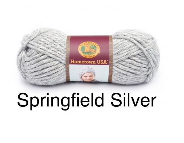 Lion Brand Hometown USA Yarn - Springfield Silver