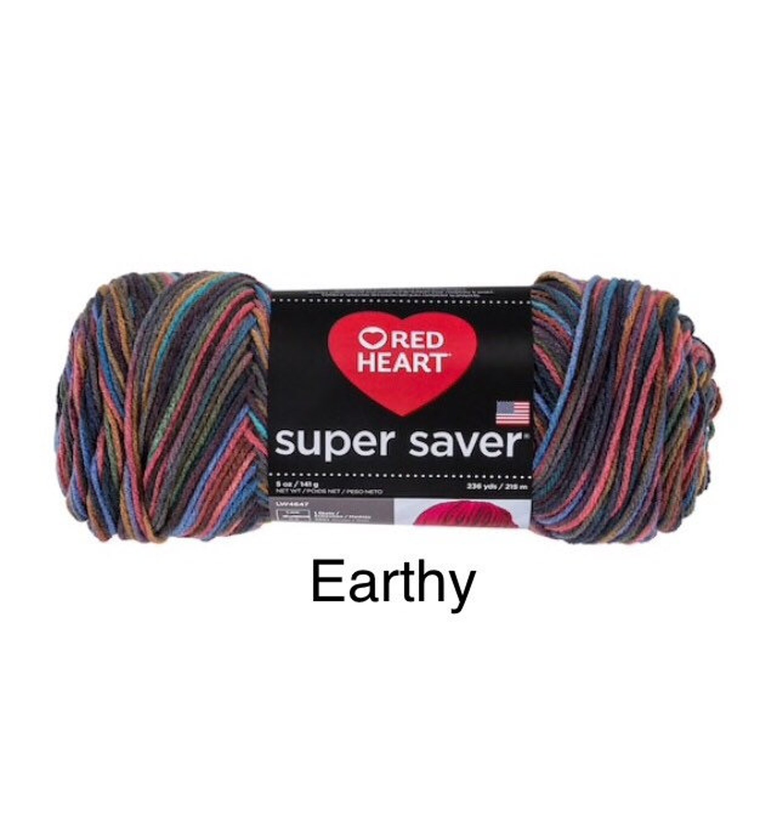 Red Heart Super Saver Yarn Multicolored 5oz Discontinued Etsy