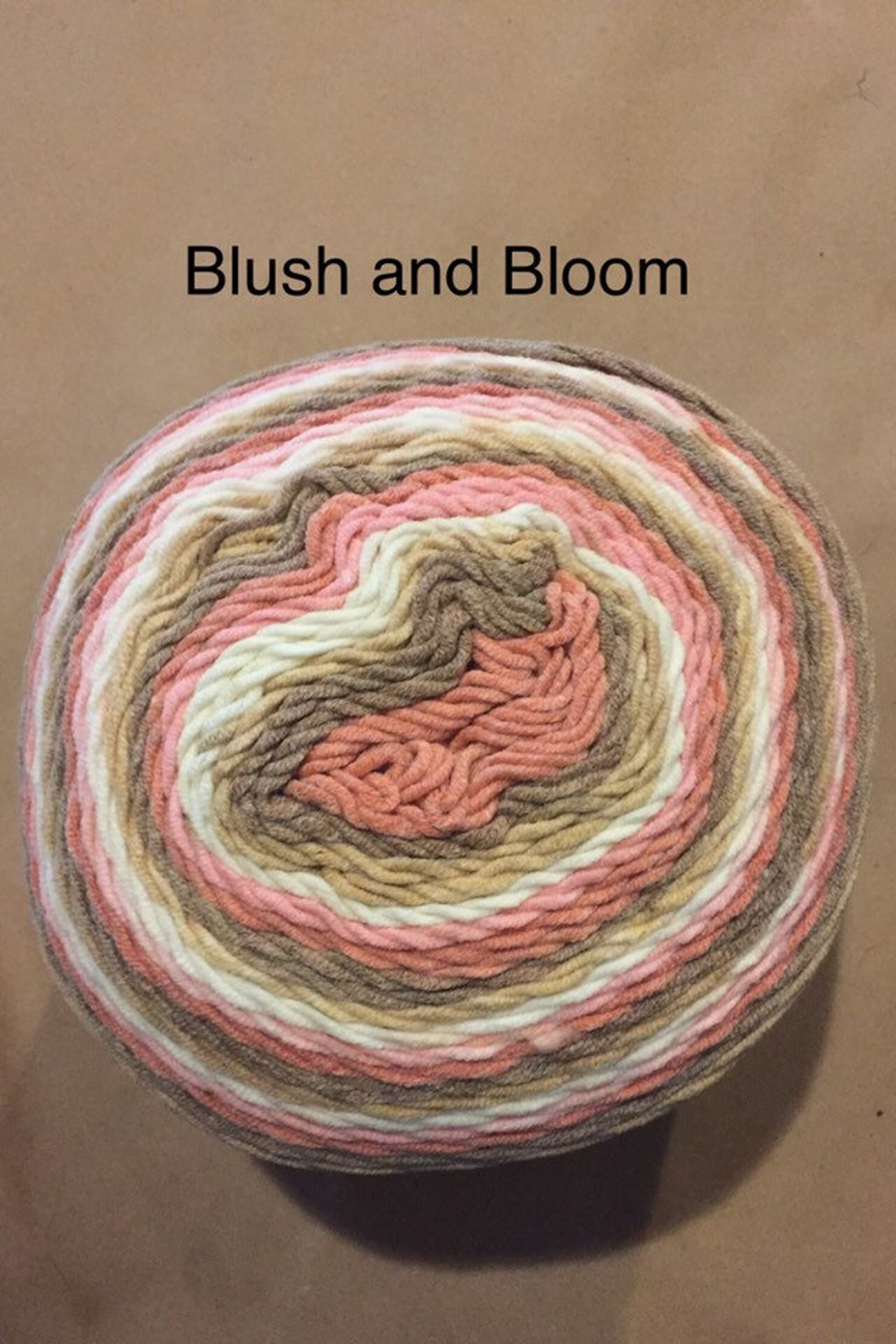 Caron Cotton Cakes Yarn 8.8oz Blush & Bloom Driftwood Rose Etsy