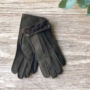 Sheepskin Ladies Winter Gloves/ Extra Warm Ladies Gloves/ Sheepskin Gloves/ Ladies Sheepskin Gloves