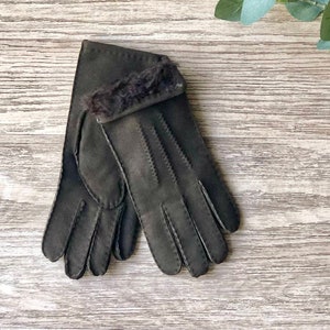 Ladies Warm Sheepskin Gloves/ Ladies Winter Gloves/ Extra Warm Ladies Gloves/ Sheepskin Gloves/ Ladies Sheepskin Gloves