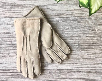 Ladies Sheepskin Winter Gloves/ Extra Warm Ladies Gloves/ Sheepskin Gloves/ Ladies Sheepskin Gloves