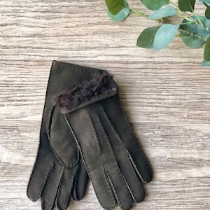 Ladies Winter Sheepskin Glove/ Extra Warm Glove/ Sheepskin Gloves/ Gloves
