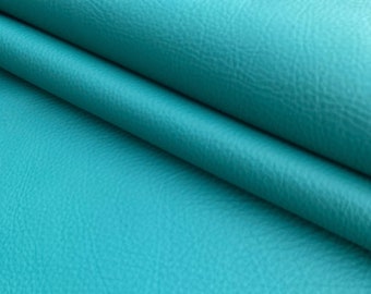 Teal Pebble Grain Leather - Crafting Leather - Soft Leather - Pebble Grain - Choose Your Color