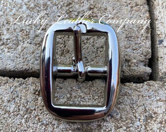 5/8" Silver Cart Buckle, Hardware Buckle, Tack Making Buckle, Western Cart Buckle, Replacement Buckle, Leather Crafting Buckle