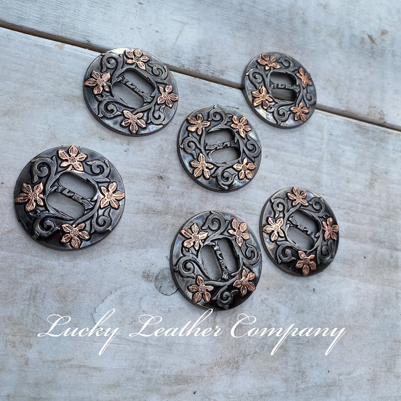Western Saddle Conchos - Etsy