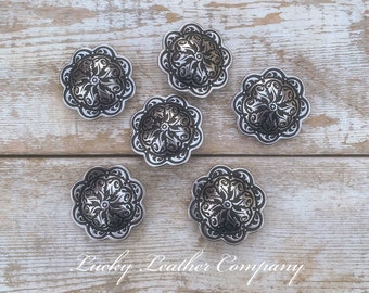 Black Horse Brand Concho, Tack Making Hardware, Leather Crafting Concho, Replacement Concho, Jeremiah Watt Concho