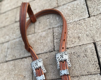 Butter Soft Headstall, Herman Oak Leather, Working Headstall, Western Headstall, USA Made, Handmade in Idaho
