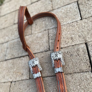 Butter Soft Headstall, Herman Oak Leather, Working Headstall, Western Headstall, USA Made, Handmade in Idaho