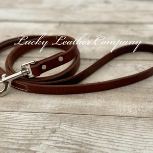 Correa para perro de cuero suave color mantequilla, fabricada en EE. UU., cuero Herman Oak, hecha a mano, correas de cuero para perros, accesorios para perros, correa de cuero auténtico