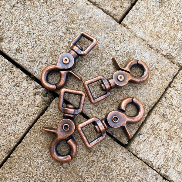 Antique Copper Scissor Snap - Snaps - Tack Hardware
