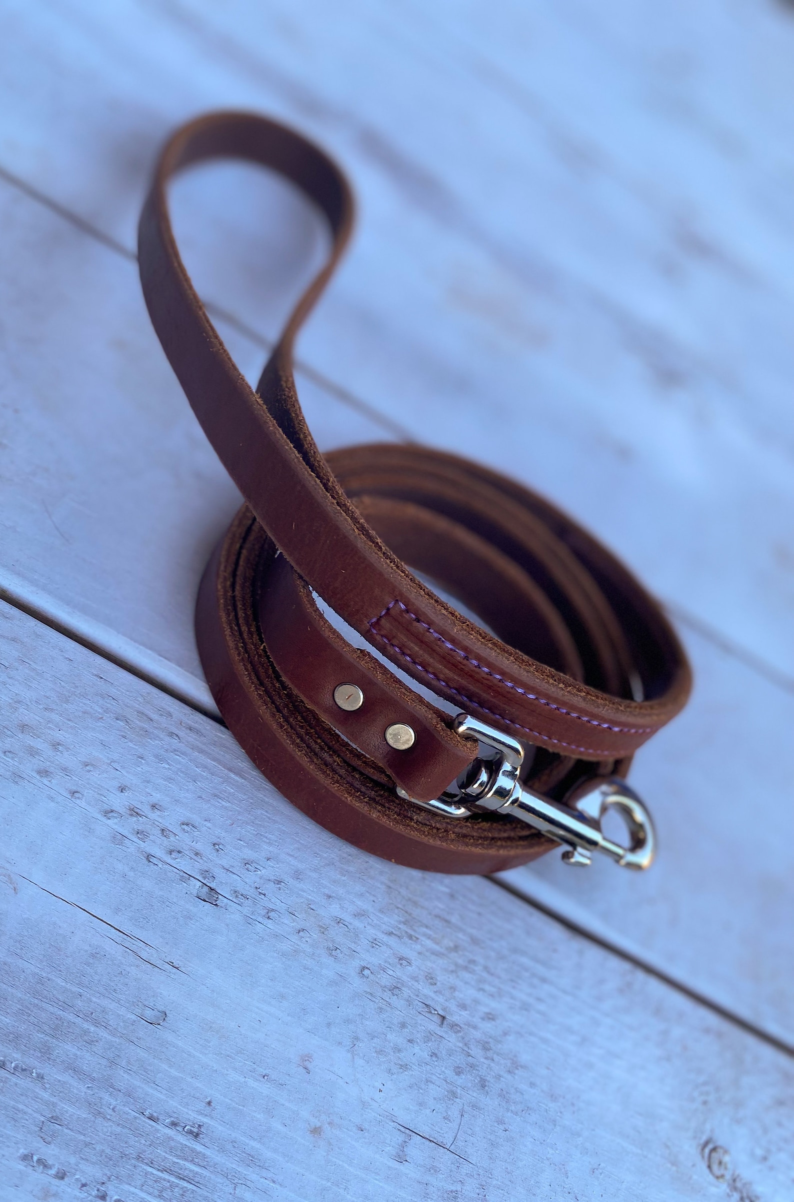 Butter Soft Leather Dog Leash USA Made Herman Oak Leather Etsy Denmark