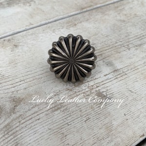 Wild Rag Slide Antique Silver Pinwheel, Concho Slide, Cowboy Rag Slide, Western Concho Slide