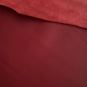 Ruby Red Pebble Grain Leather - Crafting - Leather Working - Hair Bow Leather