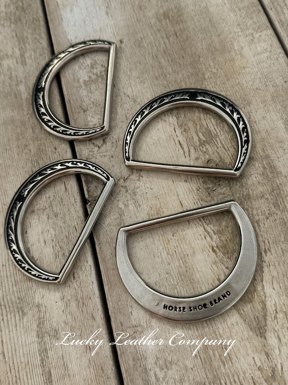 Horseshoe Brand Saddle D-ring, Jeremiah Watt Hardware, 2