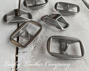 Stainless Steel Conway Buckle, Tack Making Hardware, Buckle, Leather Working Hardware, Leather Crafting, High Quality Conway