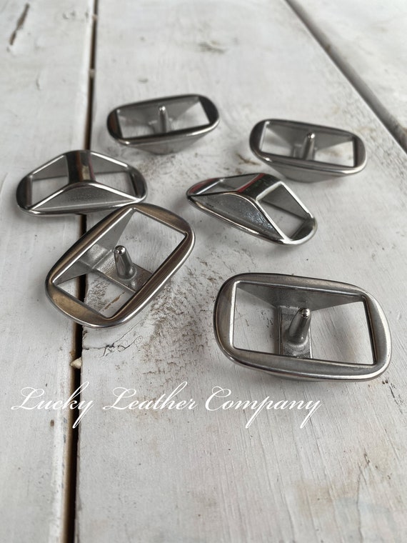 Stainless Steel Conway Buckle, Tack Making Hardware, Buckle, Leather Working Hardware, Leather Crafting, High Quality Conway