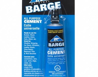 Barge All Purpose Cement, 2oz. Leather Working Glue, Tack Making, All Purpose Glue, DIY Leather Crafting