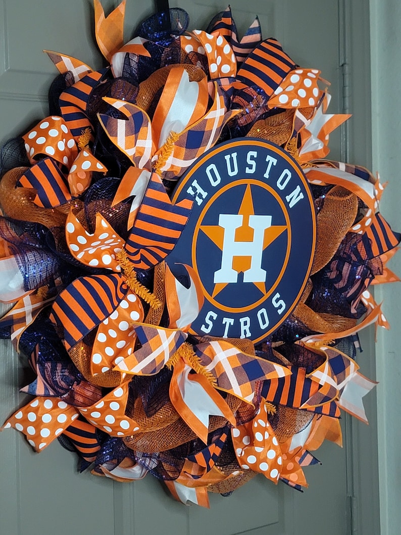 Houston Astros Wreath, Astros World Champions, MLB Wreath, Baseball ...