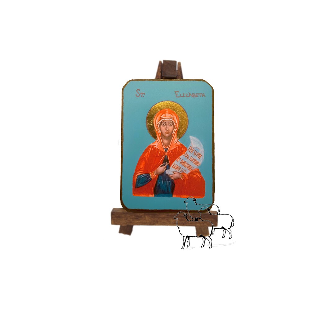 St. Elizabeth Icon, Patron Saints, Female Saints, Mini Icon, Catholic ...