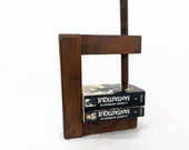 Large wood vice, carpenter 39 s clamp - French vintage wooden bookend clamps carpenter