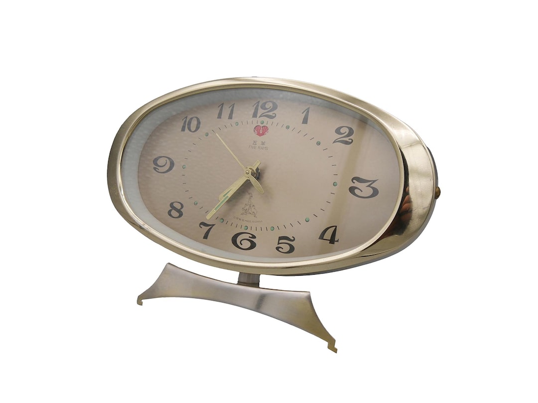 Five Rams Alarm Clock From the 1970s - Vintage Mechanical Alarm Clock ...