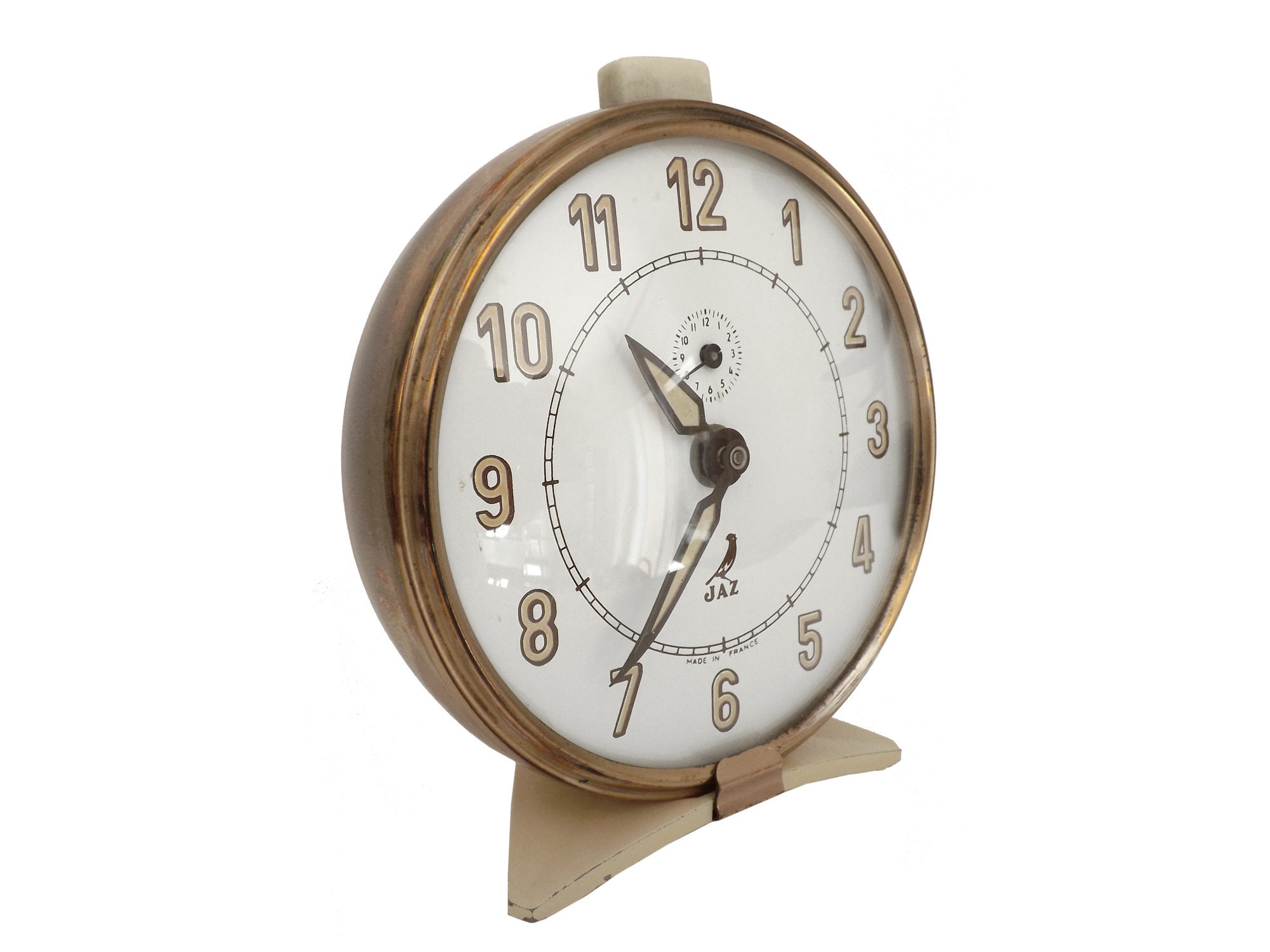 Grand Réveil Jaz Années 60 - Antique French Alarm Clock