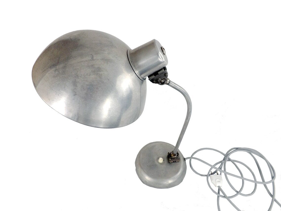 Large Metal Desk Lamp Antique Metal Desk Lamp Etsy