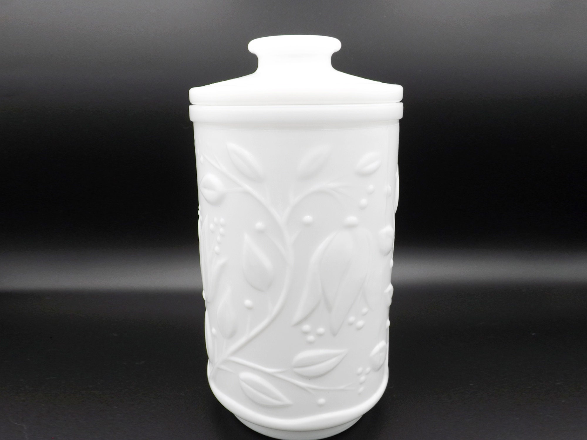 Pot d'apothicaire en Opaline - Antique Spice Jar Bathroom