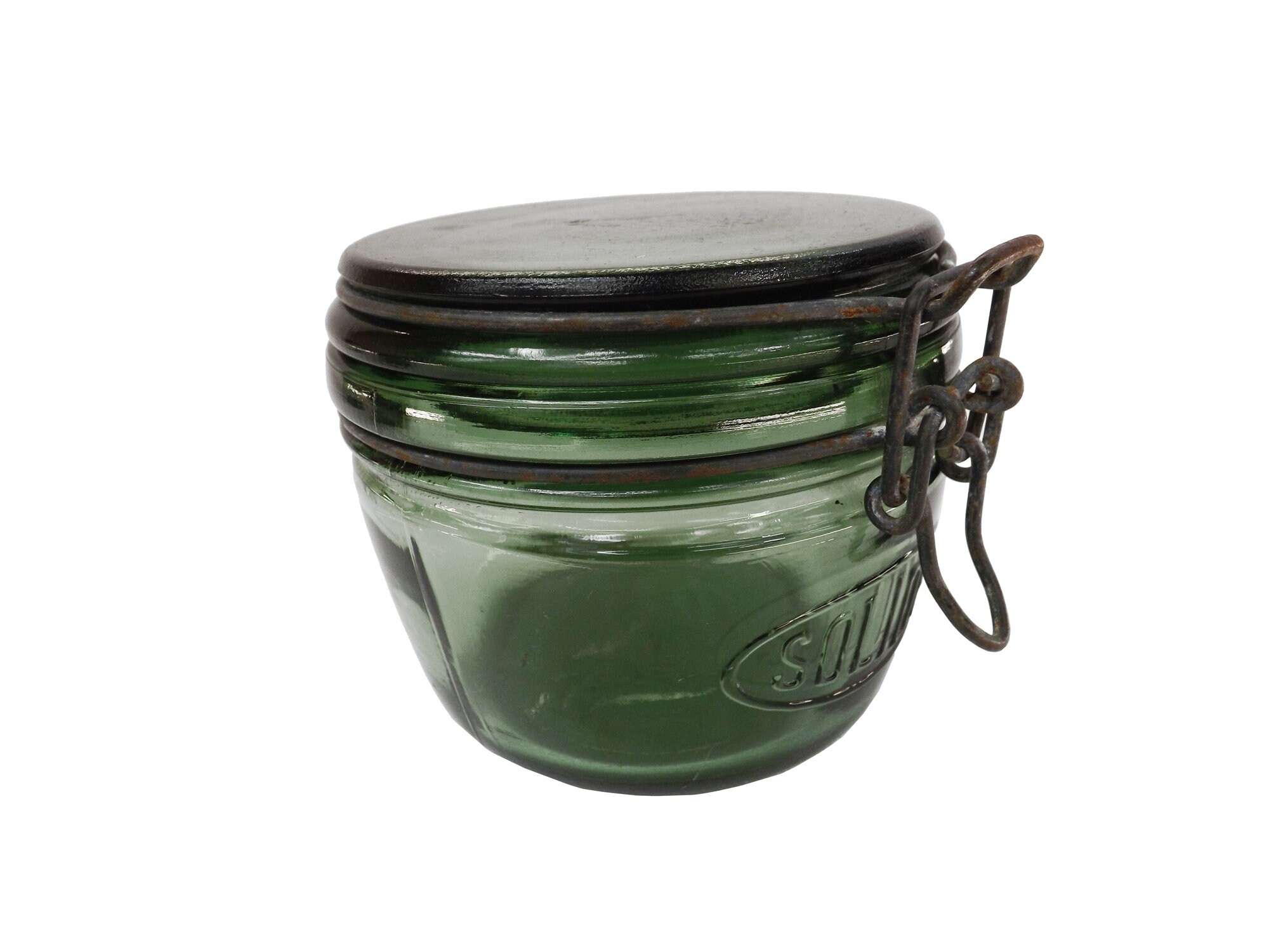 Bocal en Verre Marque Solidex - Antique Glass Jar