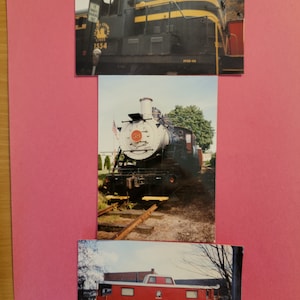 Collection of  153 Train Photographs in Color