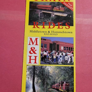 Middletown and Hummelstown-spoorwegbrochure uit 1990