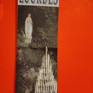 Lourdes, France  Religious Grotto Brochure