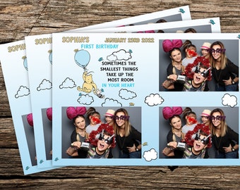 Winnie the Pooh Photo Booth Template Birthday Anniversary Custom ...