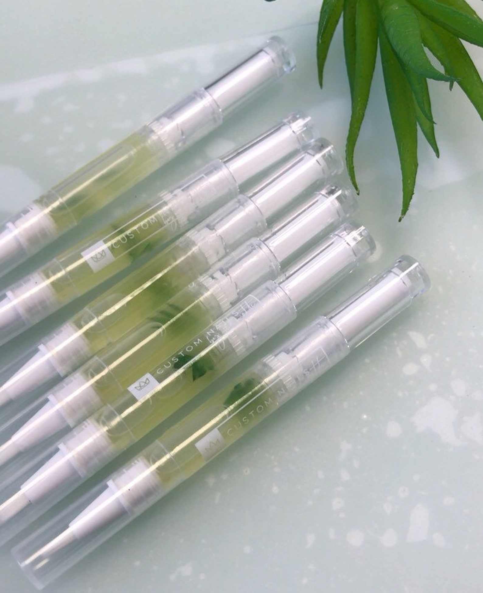 Cuticle oil pens with flowers and essential oils Etsy