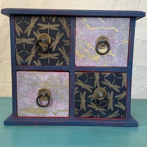 Hand Painted Trinket and Storage Box