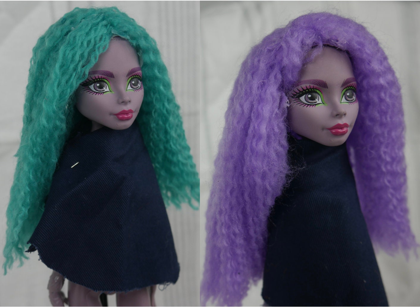 DOLL WIG Multiple Sizes and Colors Fnfdollstudio Style 