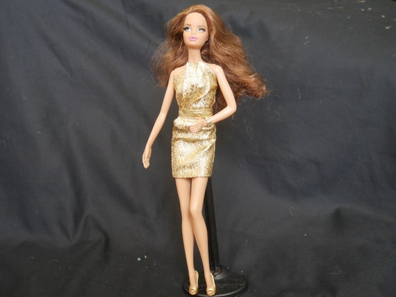 Barbie look brown hair doll | Etsy