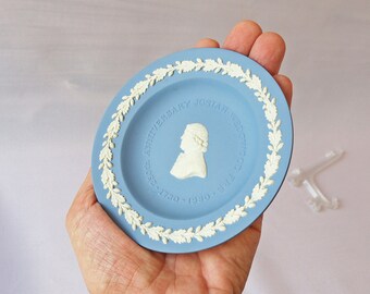 Vassoio Rotondo Jasperware Wedgwood – Plat/Plateau Céramique Bleu Céleste