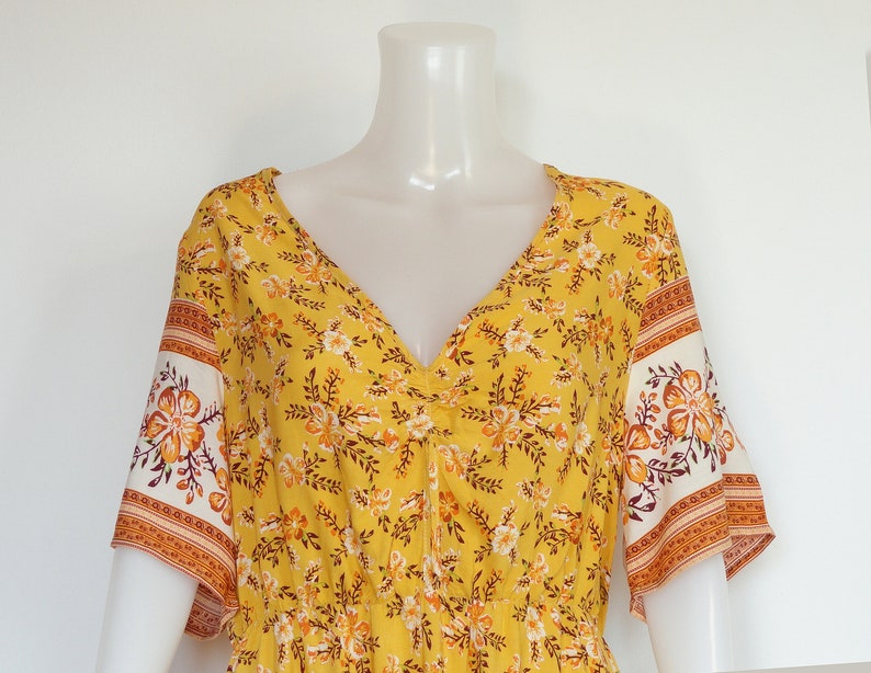 Jupe Midi Femme Per Una Taille 16 Rose à Fleurs, Taille Cordon, Doublée