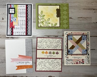 Handmade Card Bundle: 25 Mixed Occasion Greeting Cards