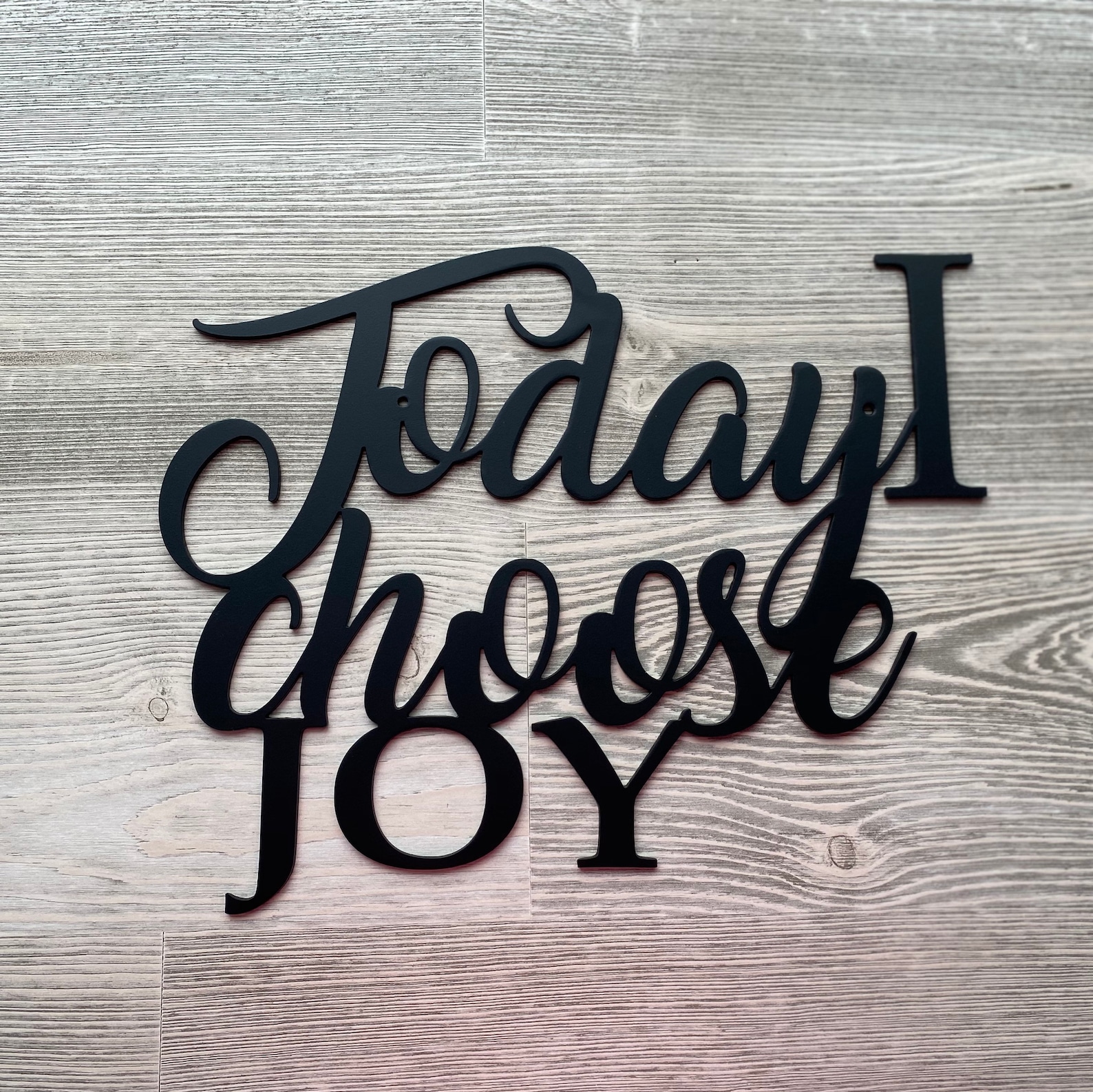 Today I Choose Joy Wall Decor Wall Art Inspirational Etsy