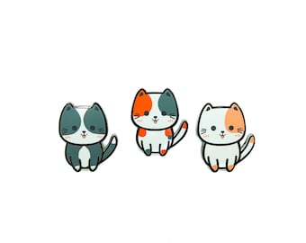 Cute Cat Enamel Pin - Adorable Alloy Lapel Pin