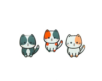 NEW - Cat - Cute Cat Decorative Hard Enamel Pin