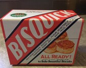 Vintage Bisquick Tin Recipe Box