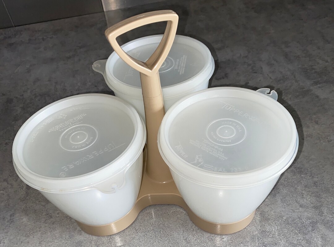 Vintage Tupperware Condiment Caddy Etsy